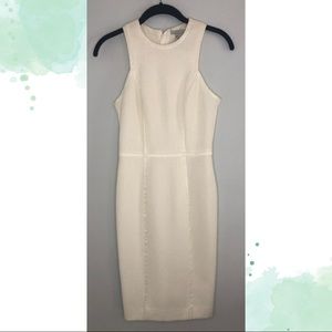 H&M Structured Bodycon Dress, White size 2